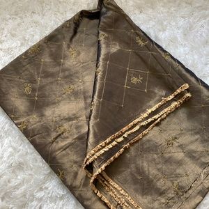 🧡 BRONZE SILK FAB FABRIC